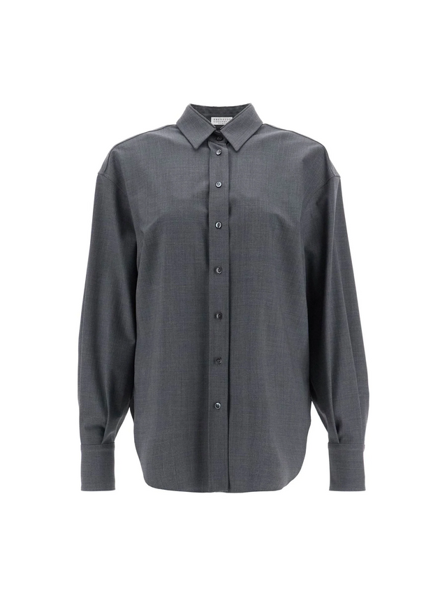 BRUNELLO CUCINELLI-Tropical Luxury Wool Shirt -JOHN JULIA.