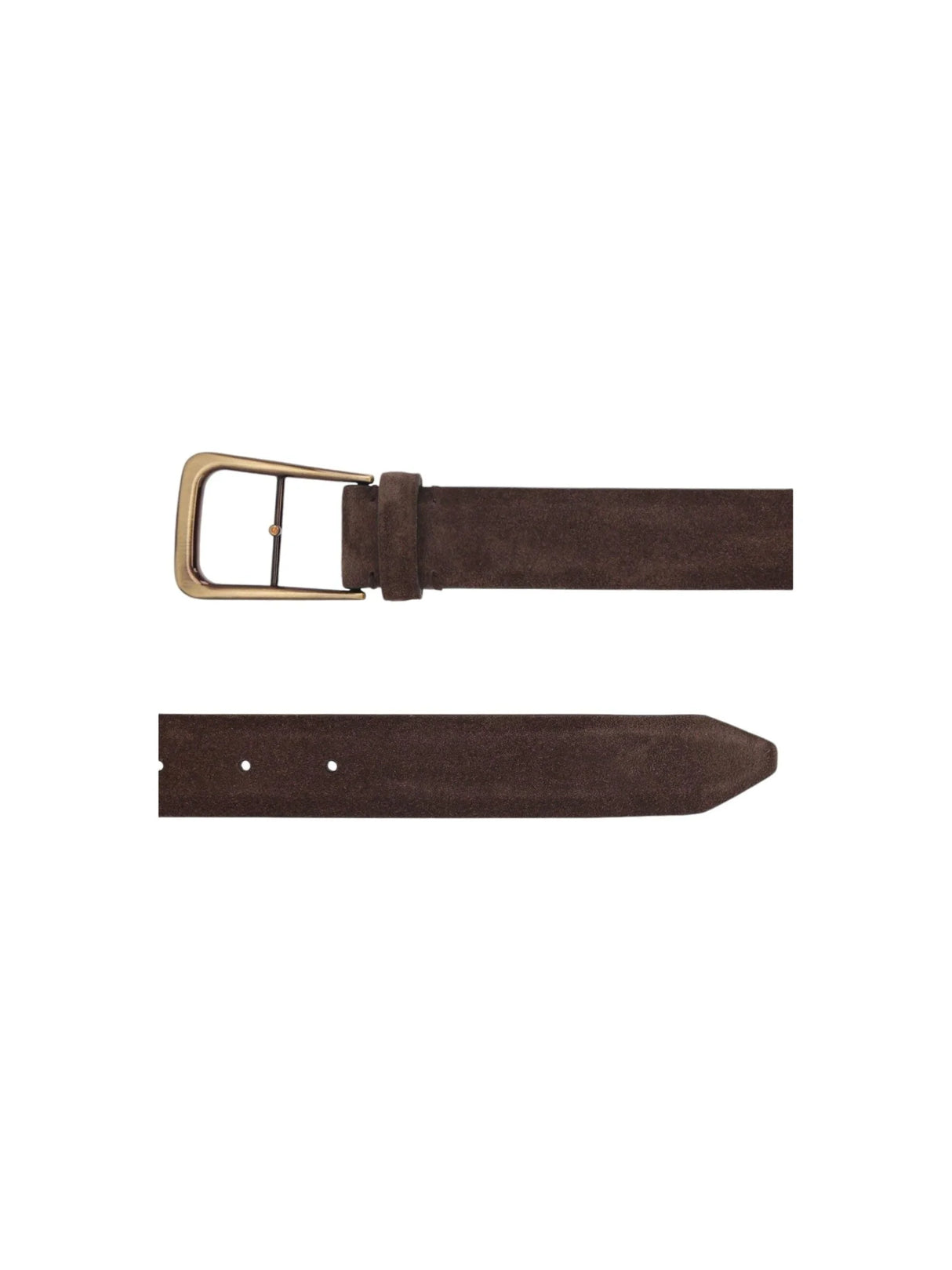 BRUNELLO CUCINELLI-Velvet Suede Belt-JOHN JULIA