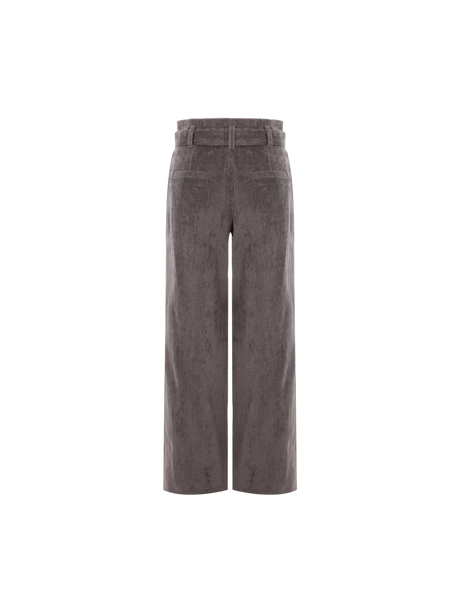 Wide-leg Corduroy Trousers-BRUNELLO CUCINELLI-JOHN JULIA