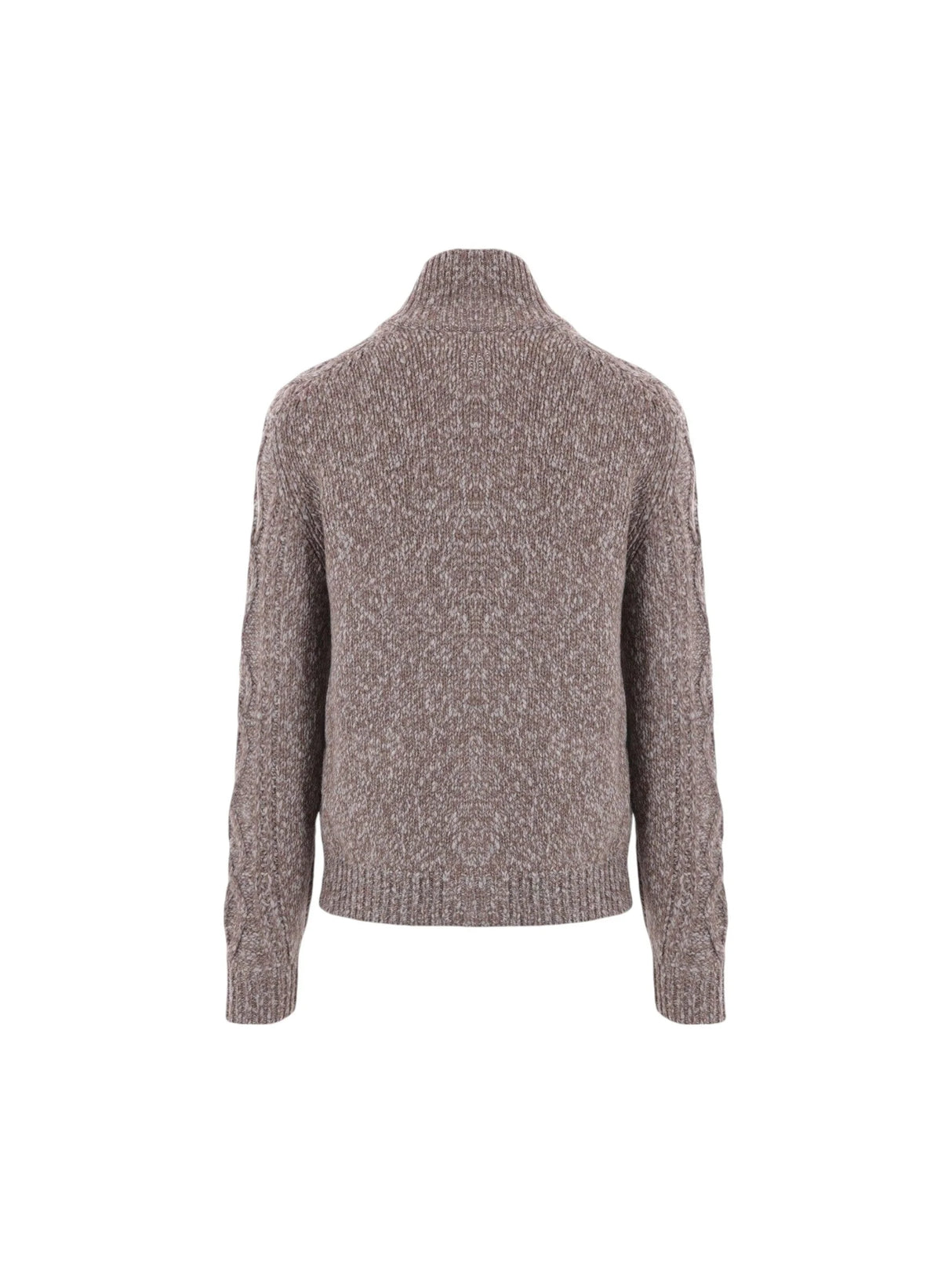 Wool and Cashmere Cable-knit Cardigan-BRUNELLO CUCINELLI-JOHN JULIA