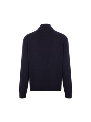 Wool and Cashmere Full-zip Cardigan-BRUNELLO CUCINELLI-JOHN JULIA