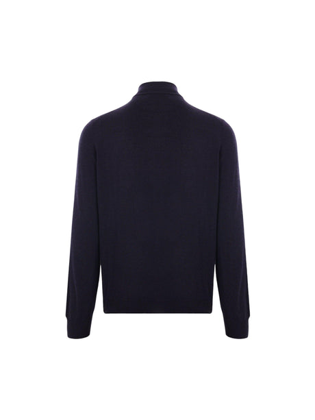 Wool and Cashmere Full-zip Cardigan-BRUNELLO CUCINELLI-JOHN JULIA