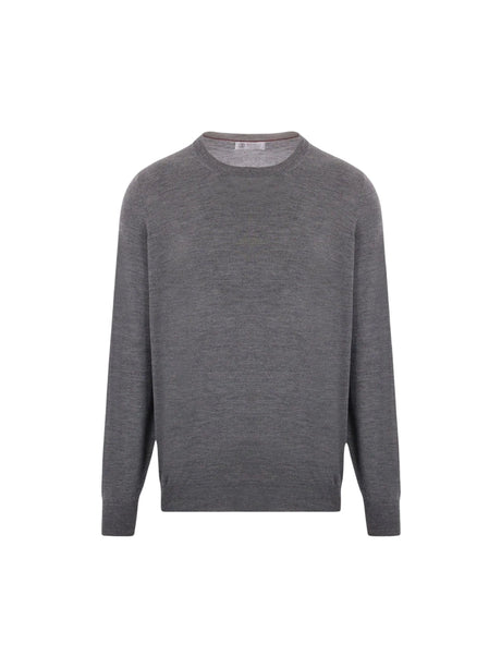 Wool and Cashmere Sweater-BRUNELLO CUCINELLI-JOHN JULIA