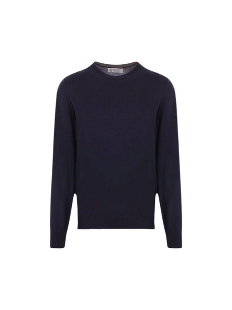 Wool and Cashmere Sweater-BRUNELLO CUCINELLI-JOHN JULIA