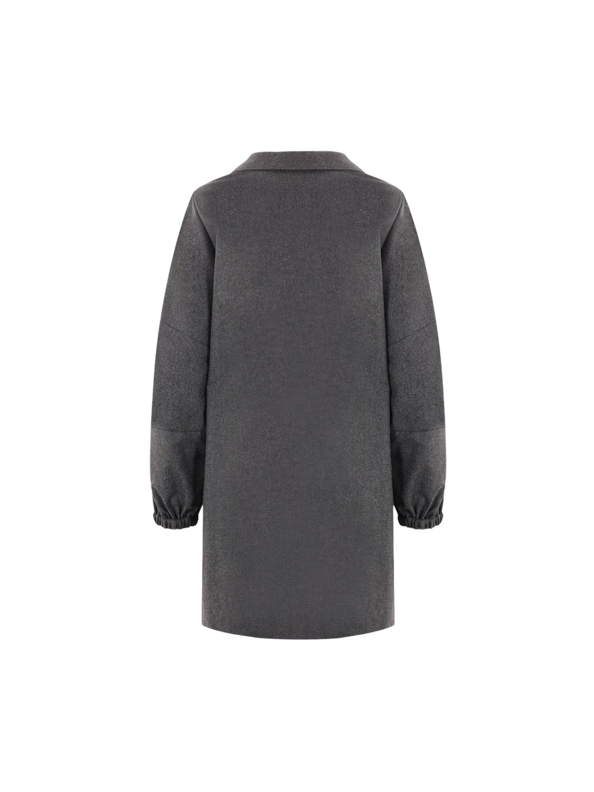 Wool Cashmere Shirt Dress-BRUNELLO CUCINELLI-JOHN JULIA