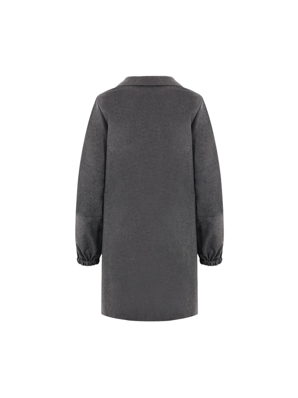 Wool Cashmere Shirt Dress-BRUNELLO CUCINELLI-JOHN JULIA