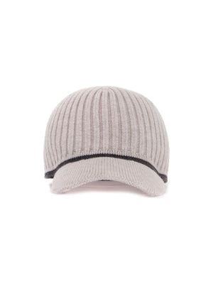 Wool Cashmere Silk Knit Cap