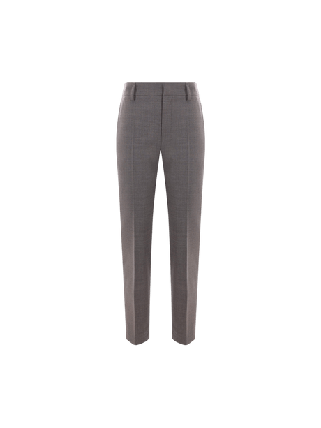 Wool Cigarette Trousers-BRUNELLO CUCINELLI-JOHN JULIA