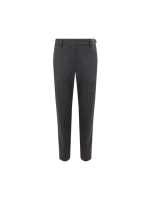 Wool Cigarette Trousers-BRUNELLO CUCINELLI-JOHN JULIA