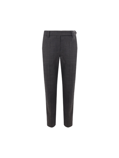 Wool Cigarette Trousers-BRUNELLO CUCINELLI-JOHN JULIA