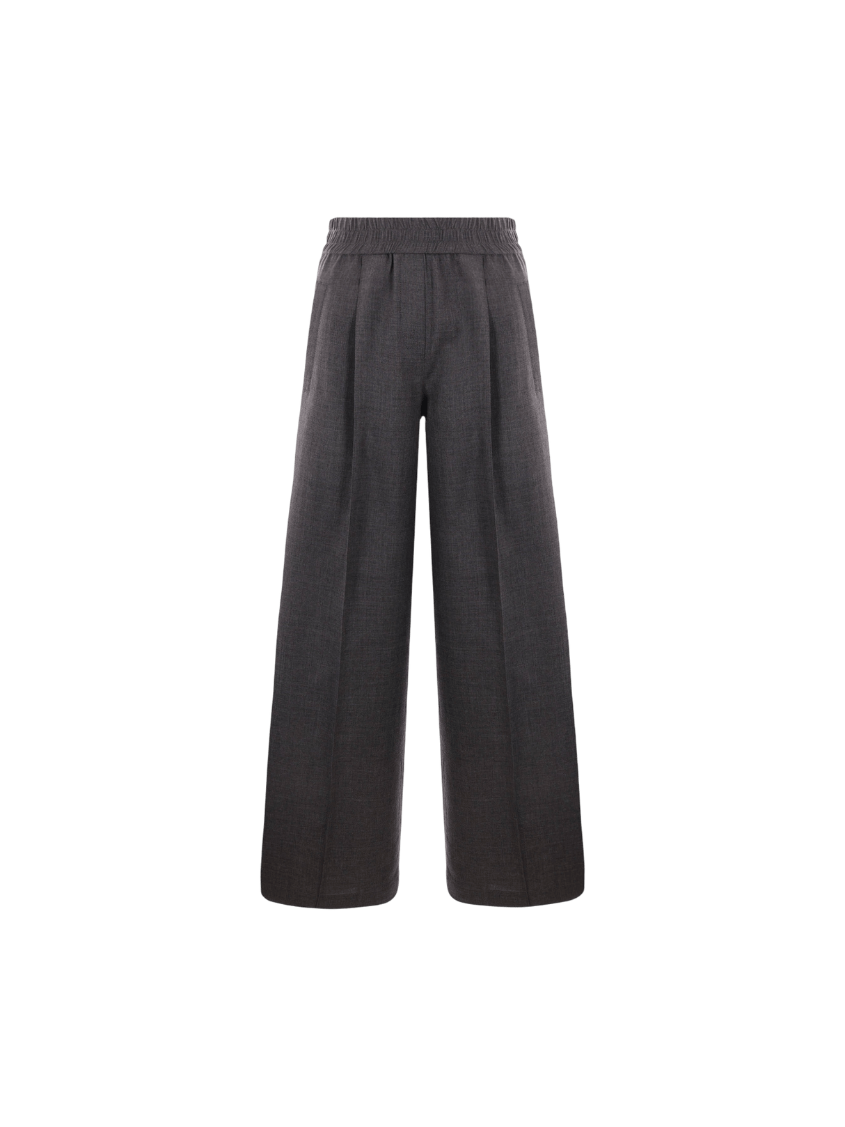 Wool Organza Track Trousers-BRUNELLO CUCINELLI-JOHN JULIA