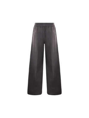 Wool Organza Track Trousers-BRUNELLO CUCINELLI-JOHN JULIA