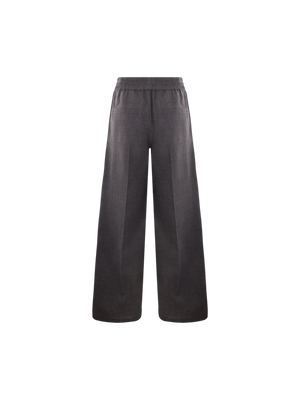 Wool Organza Track Trousers-BRUNELLO CUCINELLI-JOHN JULIA