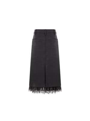 Wool Skirt-BRUNELLO CUCINELLI-JOHN JULIA