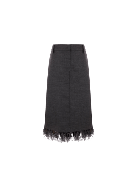 Wool Skirt-BRUNELLO CUCINELLI-JOHN JULIA