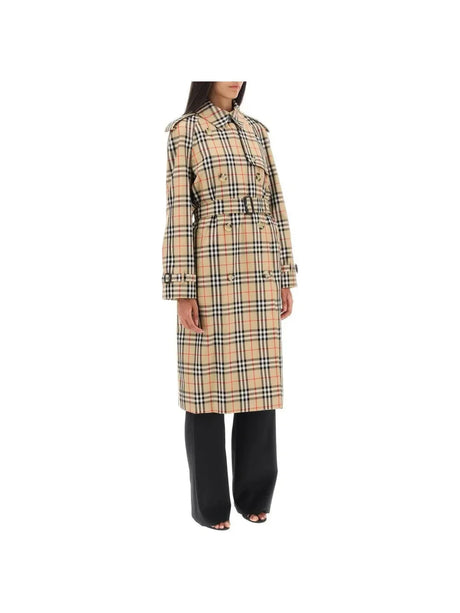 BURBERRY-Archive Check Trench Coat-JOHN JULIA