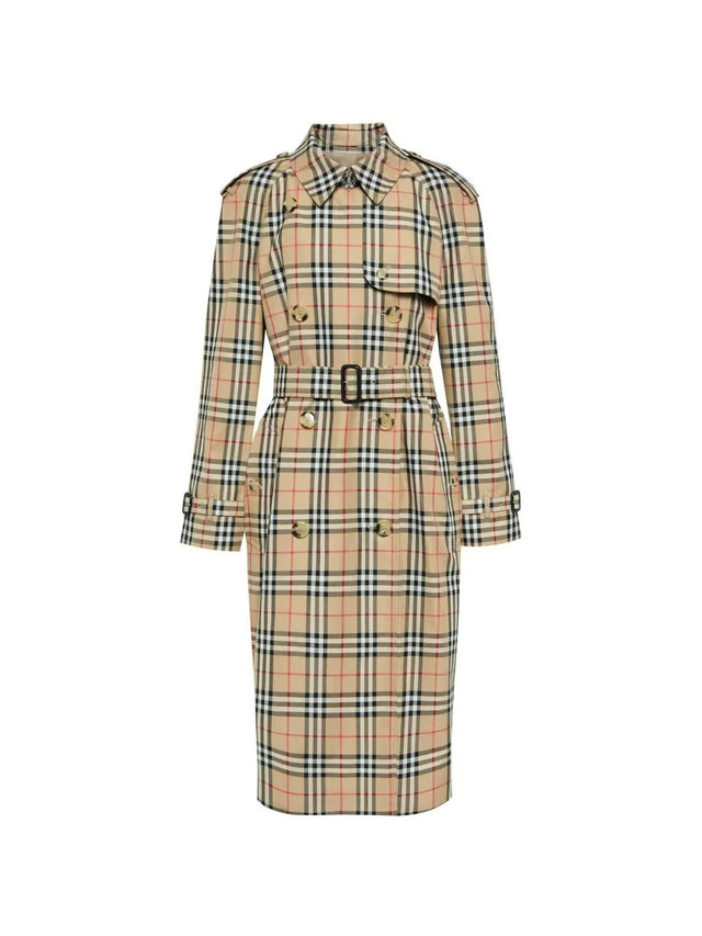 BURBERRY-Archive Check Trench Coat-JOHN JULIA