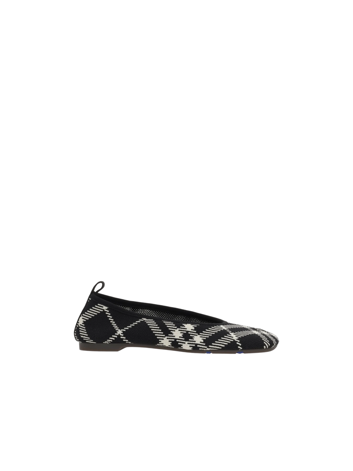 Baby Check Knit Ballerinas-BURBERRY-JOHN JULIA