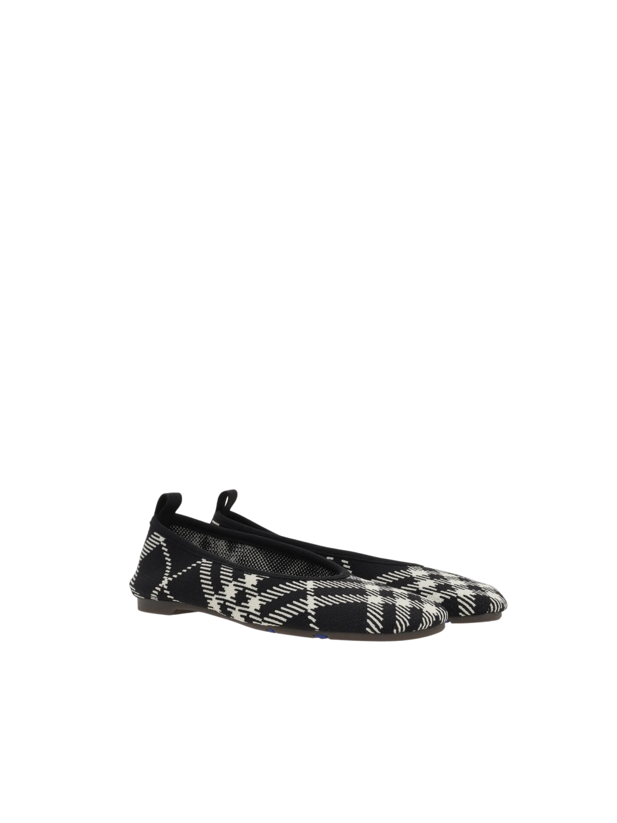 Baby Check Knit Ballerinas-BURBERRY-JOHN JULIA