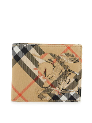 BURBERRY-Bi-fold Check Wallet With EKD-JOHN JULIA