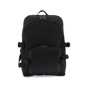 Black Check Jacquard Backpack BURBERRY JOHN JULIA.