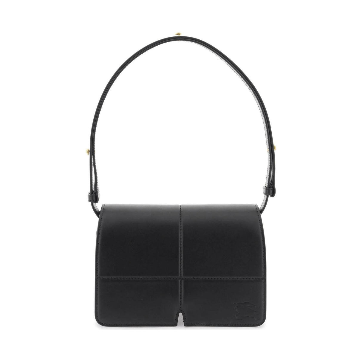 Black Snip Leather Shoulder Bag BURBERRY JOHN JULIA.