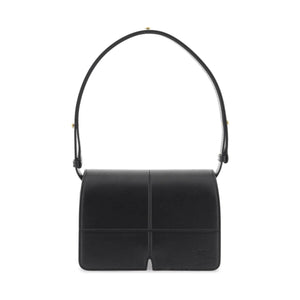 Black Snip Leather Shoulder Bag BURBERRY JOHN JULIA.