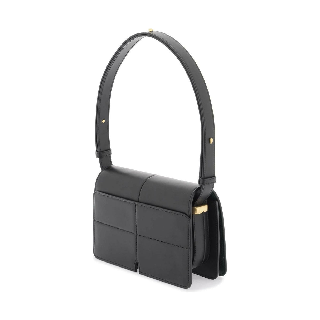 Black Snip Leather Shoulder Bag BURBERRY JOHN JULIA.