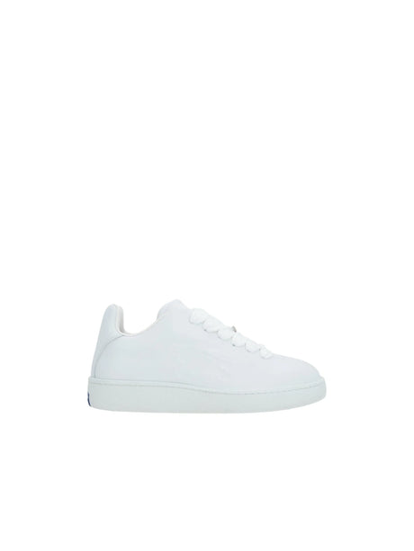 Box Smooth Leather Sneakers-BURBERRY-JOHN JULIA