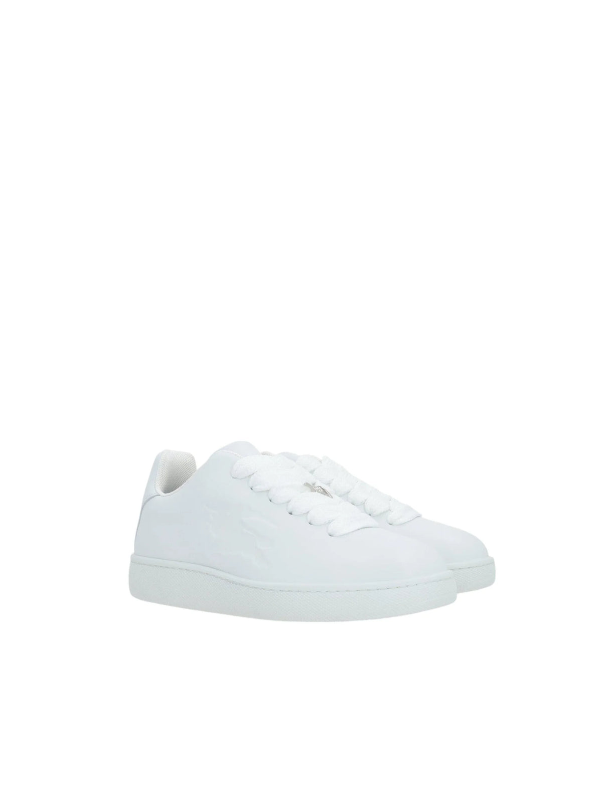 Box Smooth Leather Sneakers-BURBERRY-JOHN JULIA