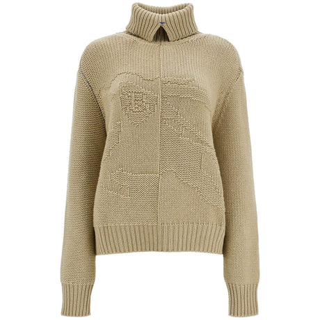 BURBERRY-Cashmere Sweater With Ekd Design -JOHN JULIA.