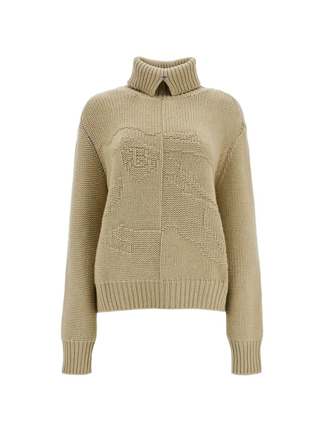 BURBERRY-Cashmere Sweater With Ekd Design -JOHN JULIA.