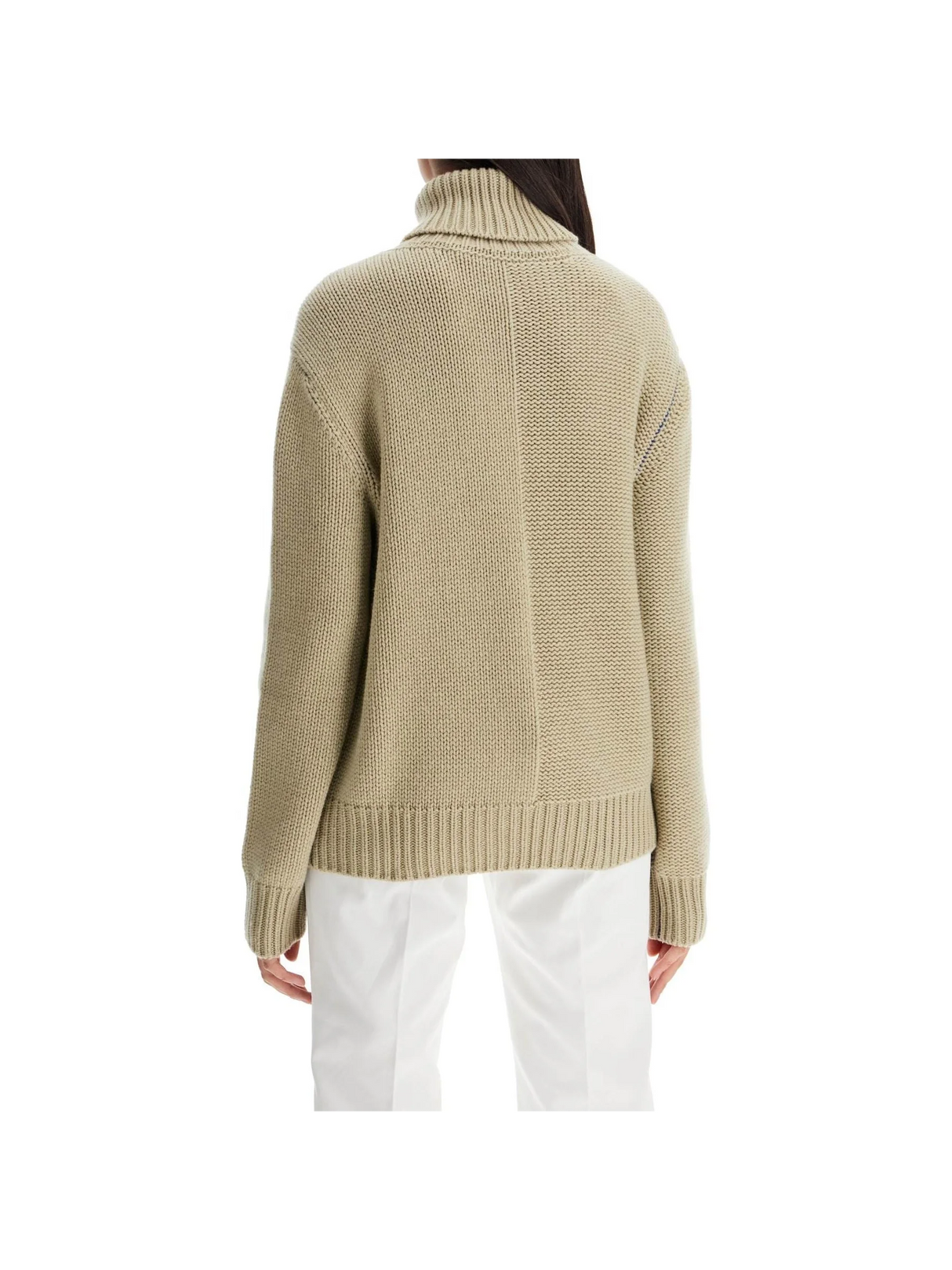 BURBERRY-Cashmere Sweater With Ekd Design -JOHN JULIA.