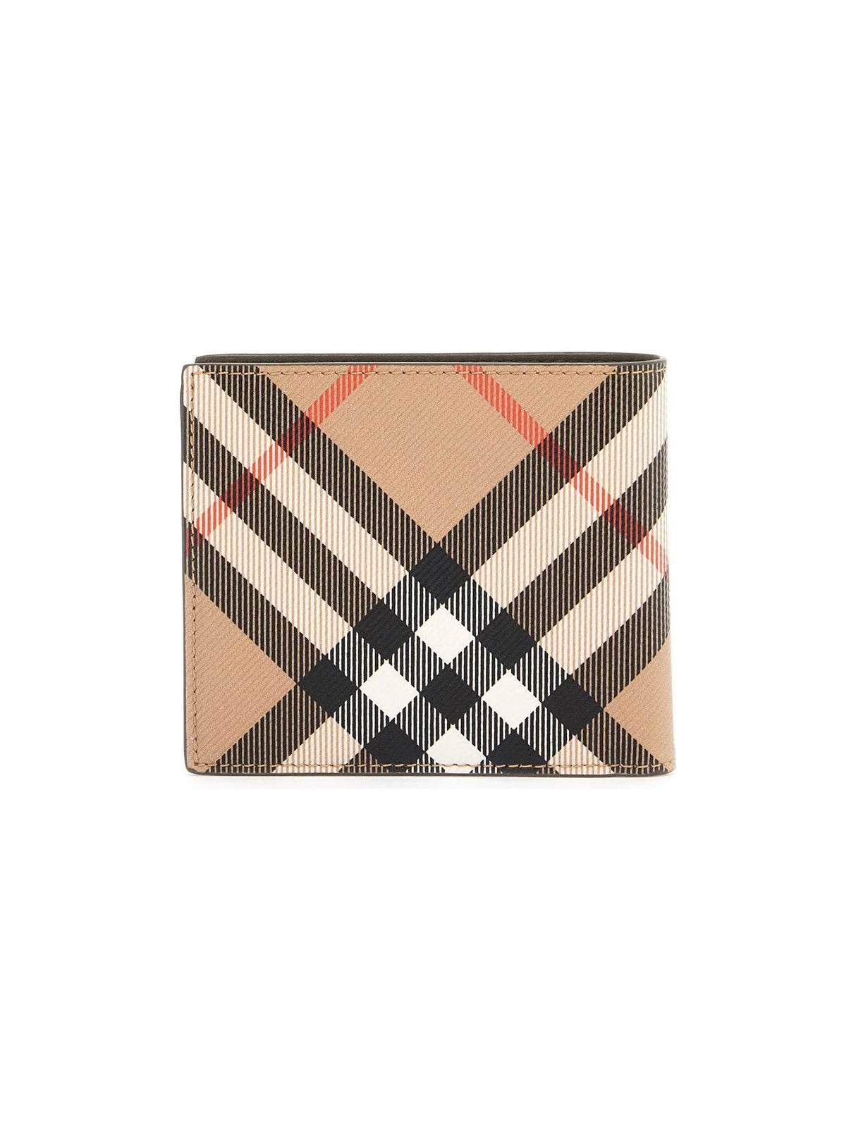 BURBERRY-Check Bifold Wallet -JOHN JULIA.