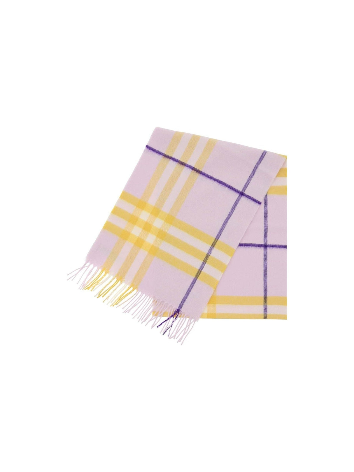 Check Cashmere Scarf