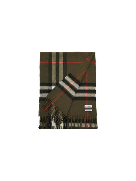 Check Cashmere Scarf