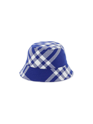 Check Cotton-Blend Bucket Hat