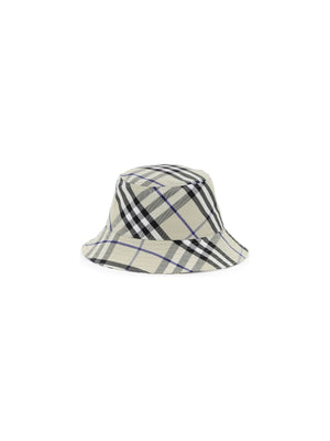 Check Cotton Blend Bucket Hat - XXS - Unisex > Unisex accessories > Scarves hats and gloves