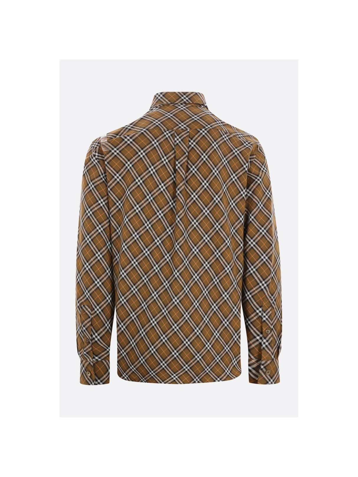 Check Cotton Shirt-BURBERRY-JOHN JULIA