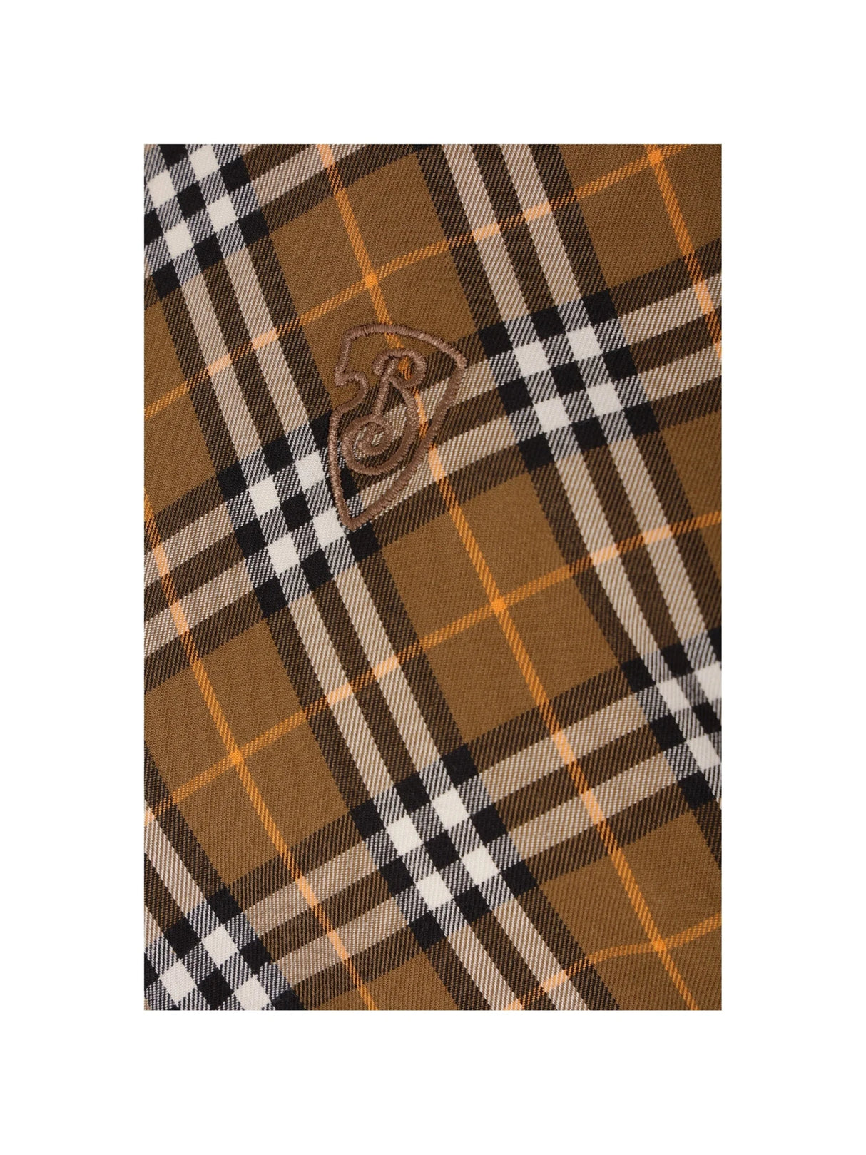 Check Cotton Shirt-BURBERRY-JOHN JULIA