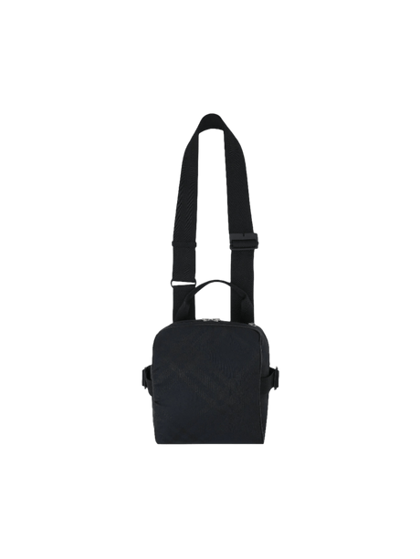 BURBERRY-Check Jacquard Crossbody Bag-JOHN JULIA