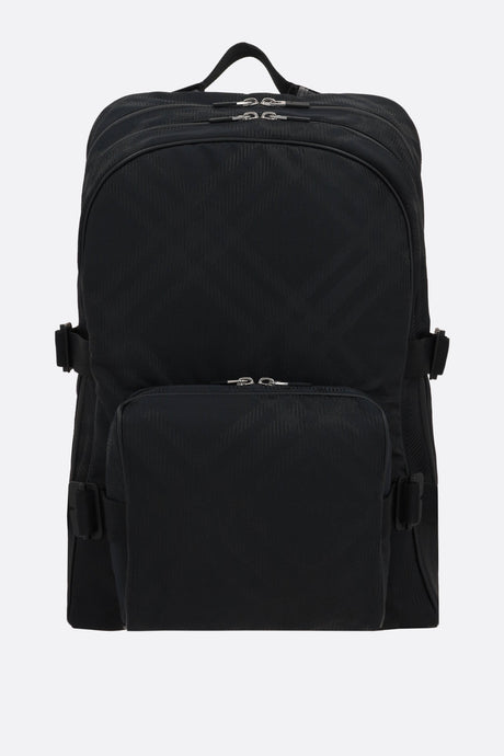 Check Jacquard Backpack