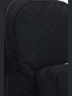 Check Jacquard Backpack