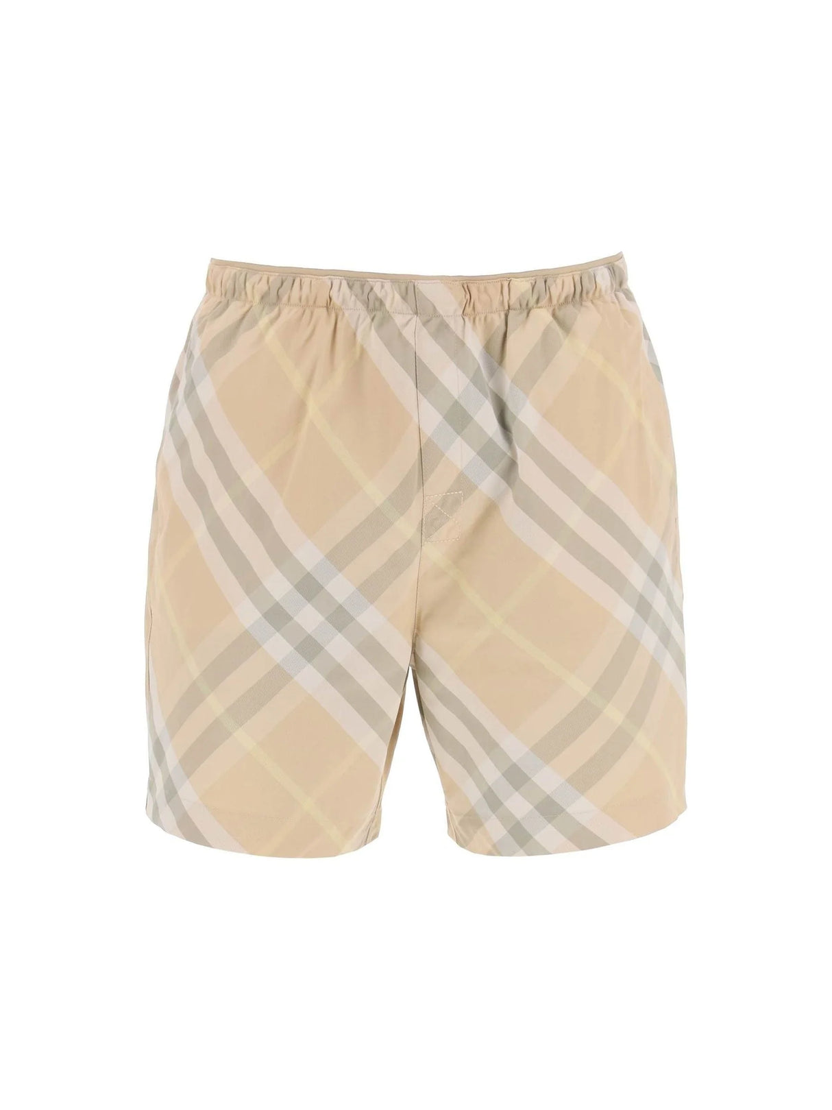 Check Nylon Swim Shorts - XXXS - Men > Clothing > Underwear and Beachwear > Beachwear