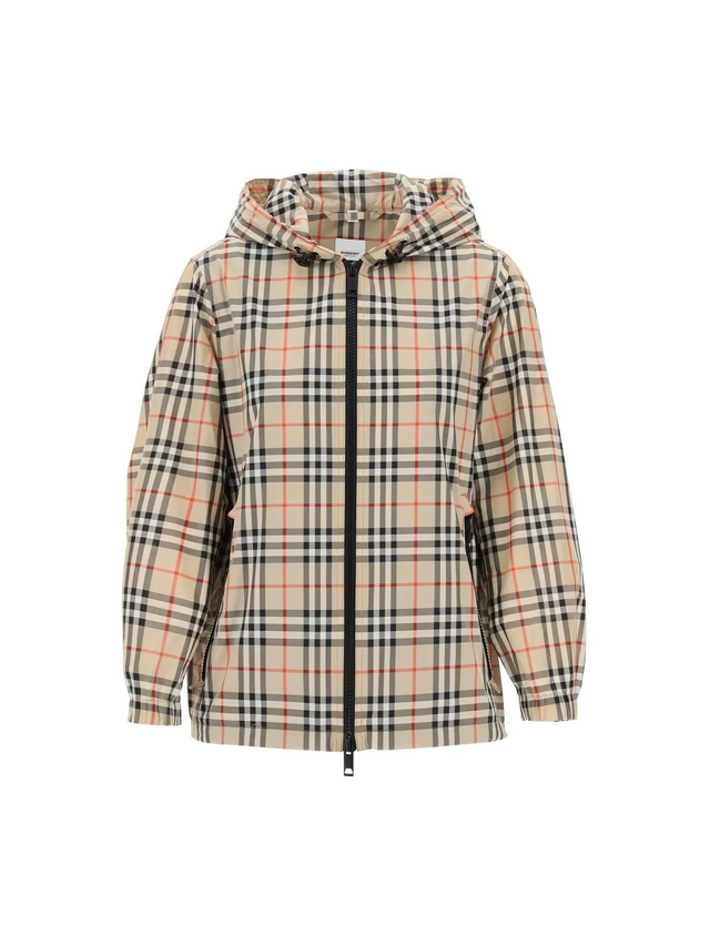 Check Windbreaker Jacket BURBERRY JOHN JULIA.