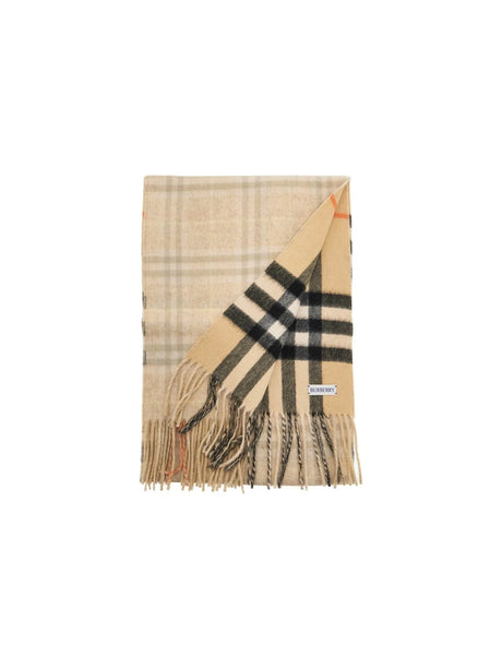 Check Reversible Cashmere Scarf