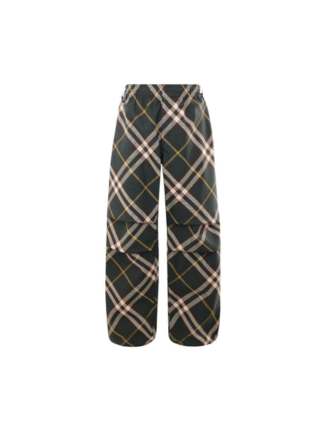 Check Twill Loose-fit Pants-BURBERRY-JOHN JULIA