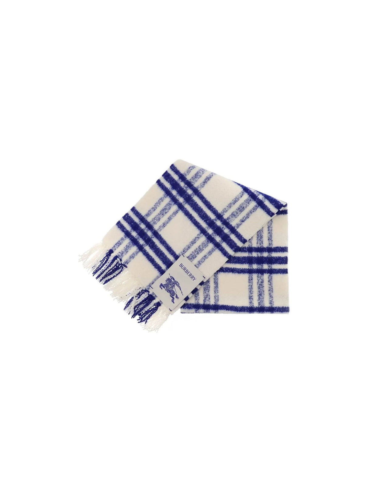 Check Wool Scarf EKD Label - OS - Unisex > Unisex accessories > Scarves hats and gloves