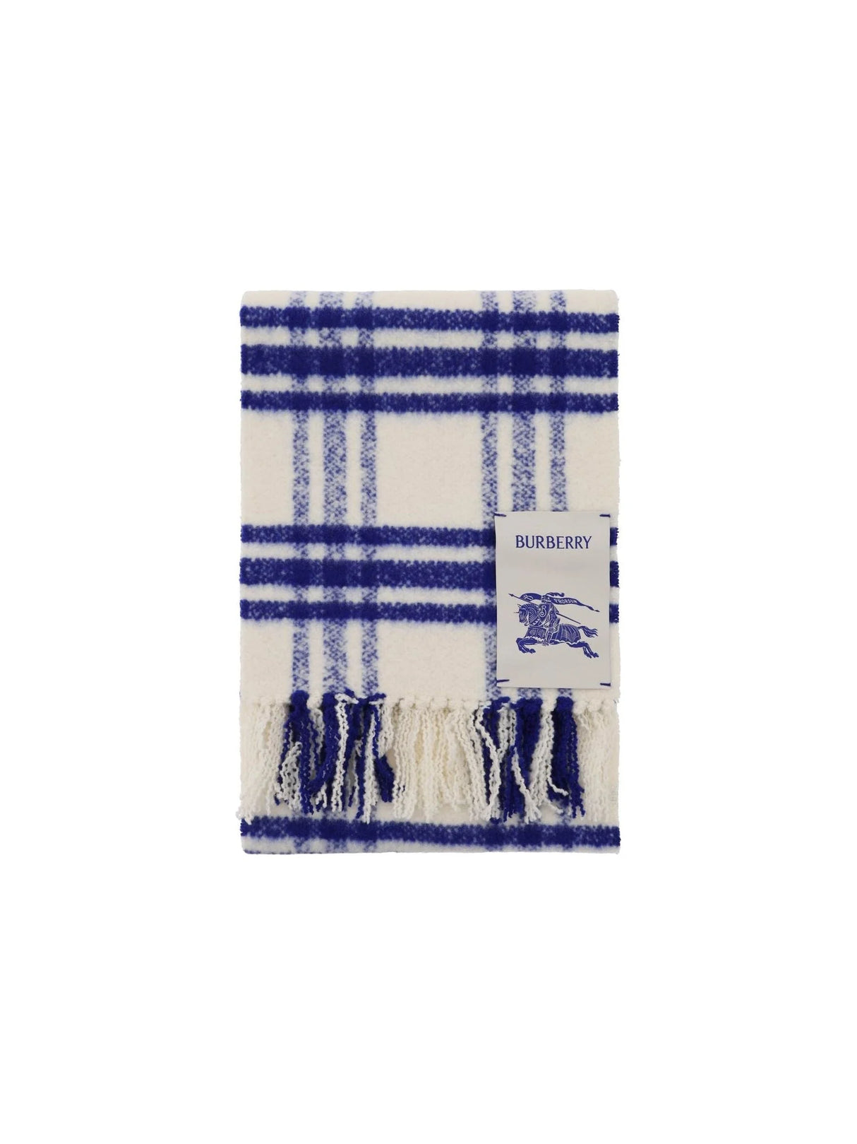 Check Wool Scarf EKD Label - OS - Unisex > Unisex accessories > Scarves hats and gloves