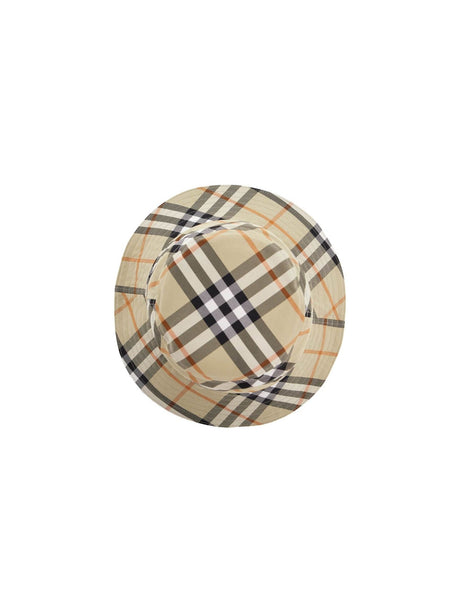 Checkered Technical Bucket Hat